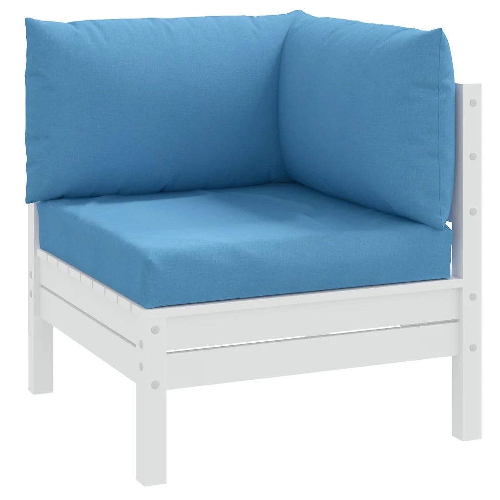 Cuscini per Pallet 3 pz | Cuscini per sedie Blu M¨¦lange in Tessuto