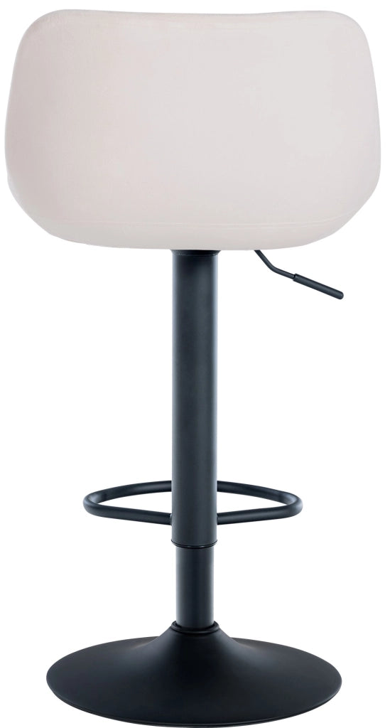 Sgabello Loft crema,Velluto