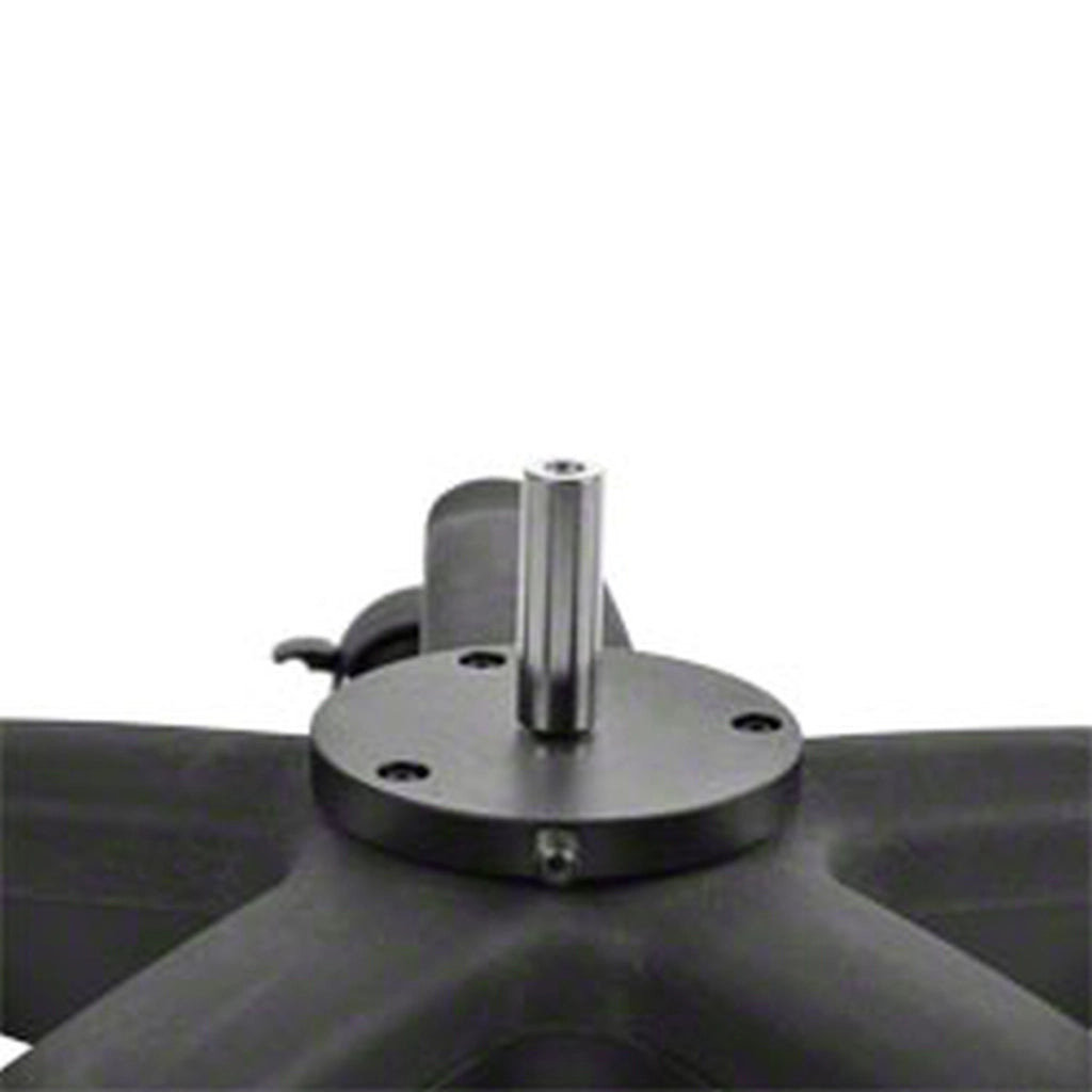 Stativo con ruote per macchina del vento con altezza regolabile 70-110 cm, treppiede per lampade con capacità di carico di 12 kg, per flash con attacco da 5/8", con cinque ruote e freno