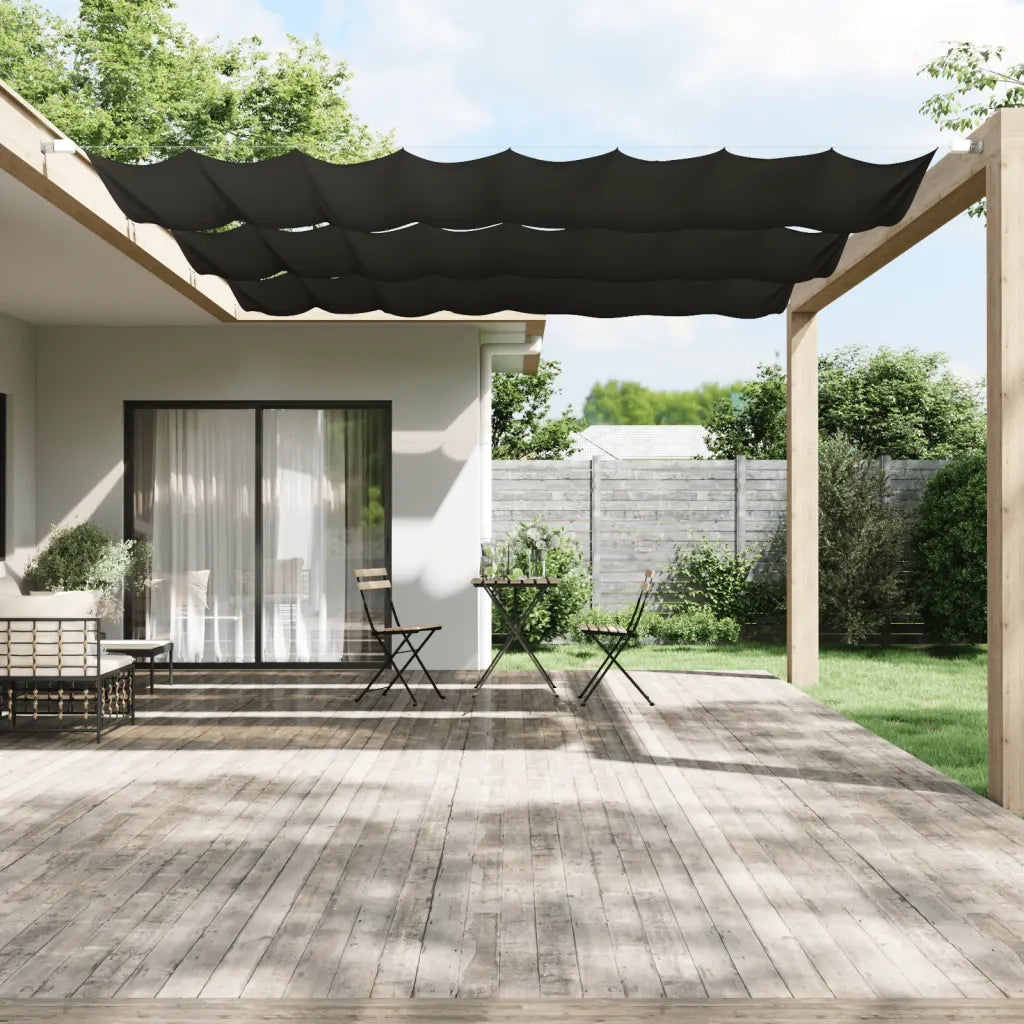 Paravento Verticale Antracite 140x420 cm in Tessuto Oxford CFW1155651