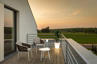 Tavolino Ø50x48h cm Ridley Bianco