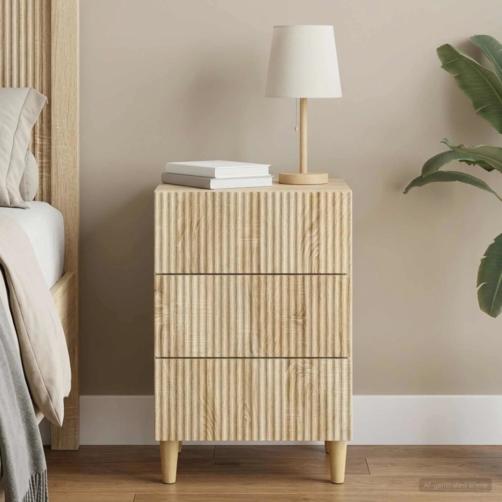 Armadio da Notte con cassetto Rovere Sonoma 43 x 41 x 66,5 cm 894557