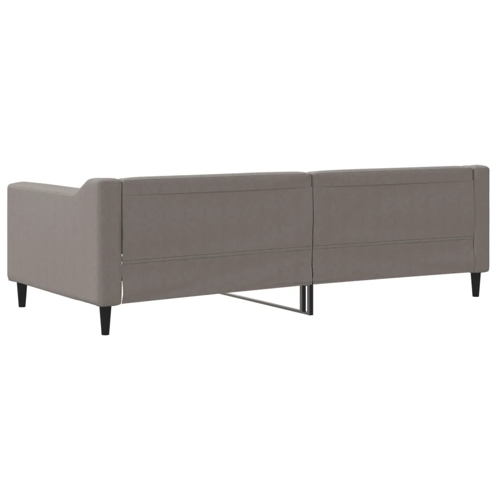 Letto da Giorno Tortora 90x200 cm in Tessuto