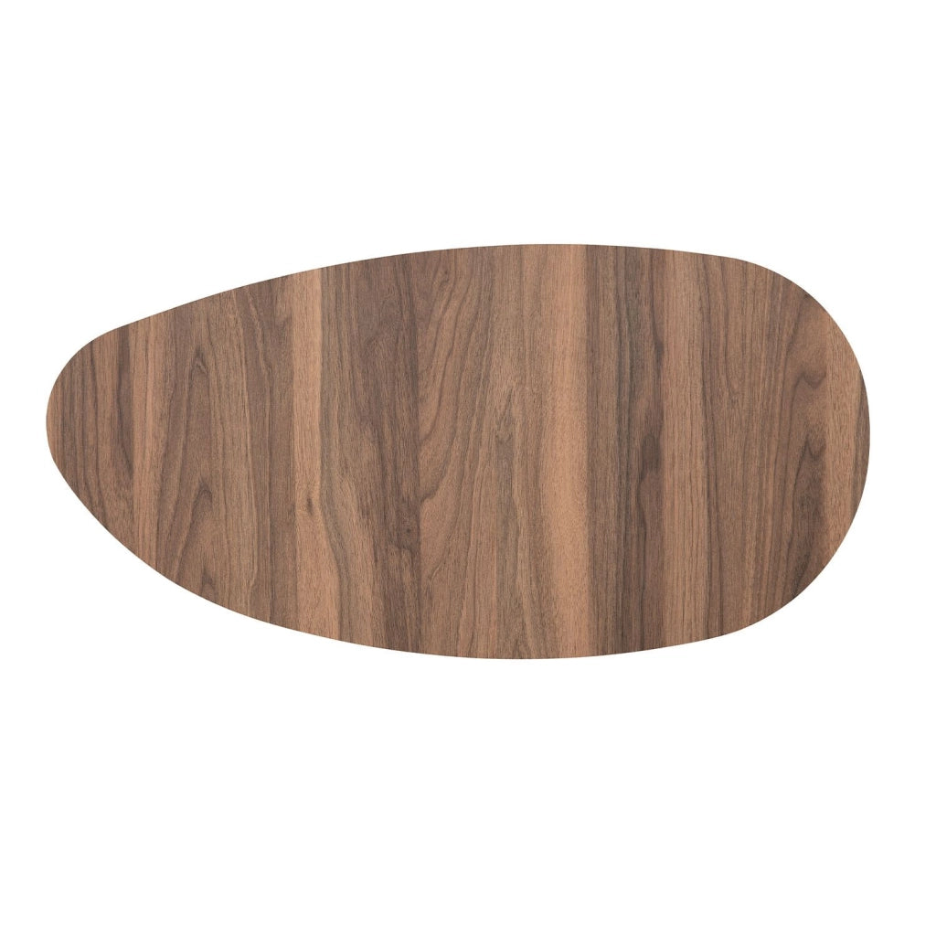 Tavolino in legno "Nora" 100 x 50 x 45 cm - Noce