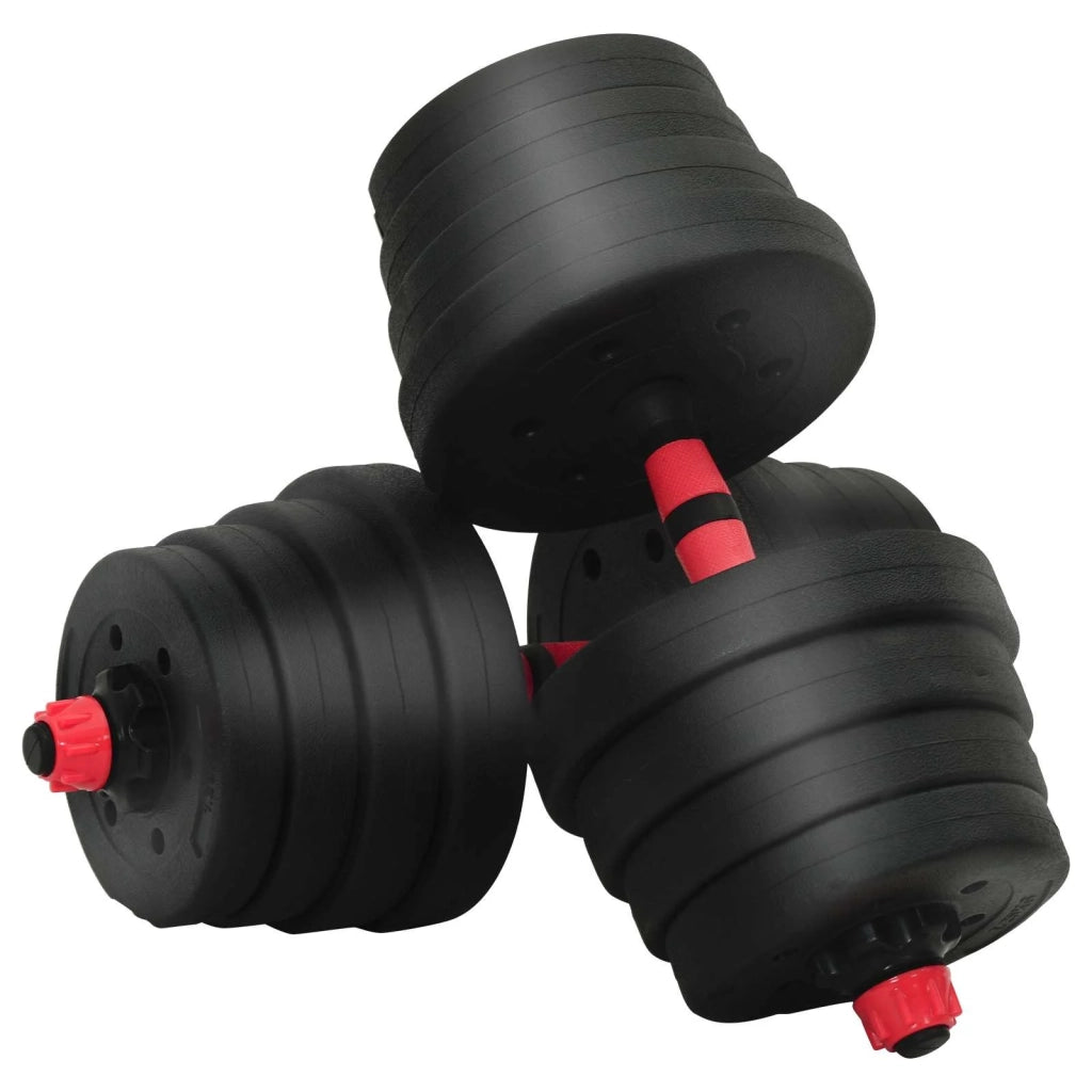 Set di Manubri 2-in-1 40kg Nero e Rosso CFW2954926