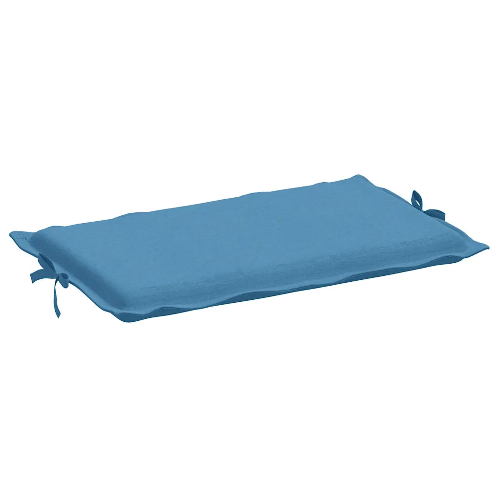 vidaXL Cuscino per Lettino Prendisole Blu Mélange 186x58x4cm Tessuto