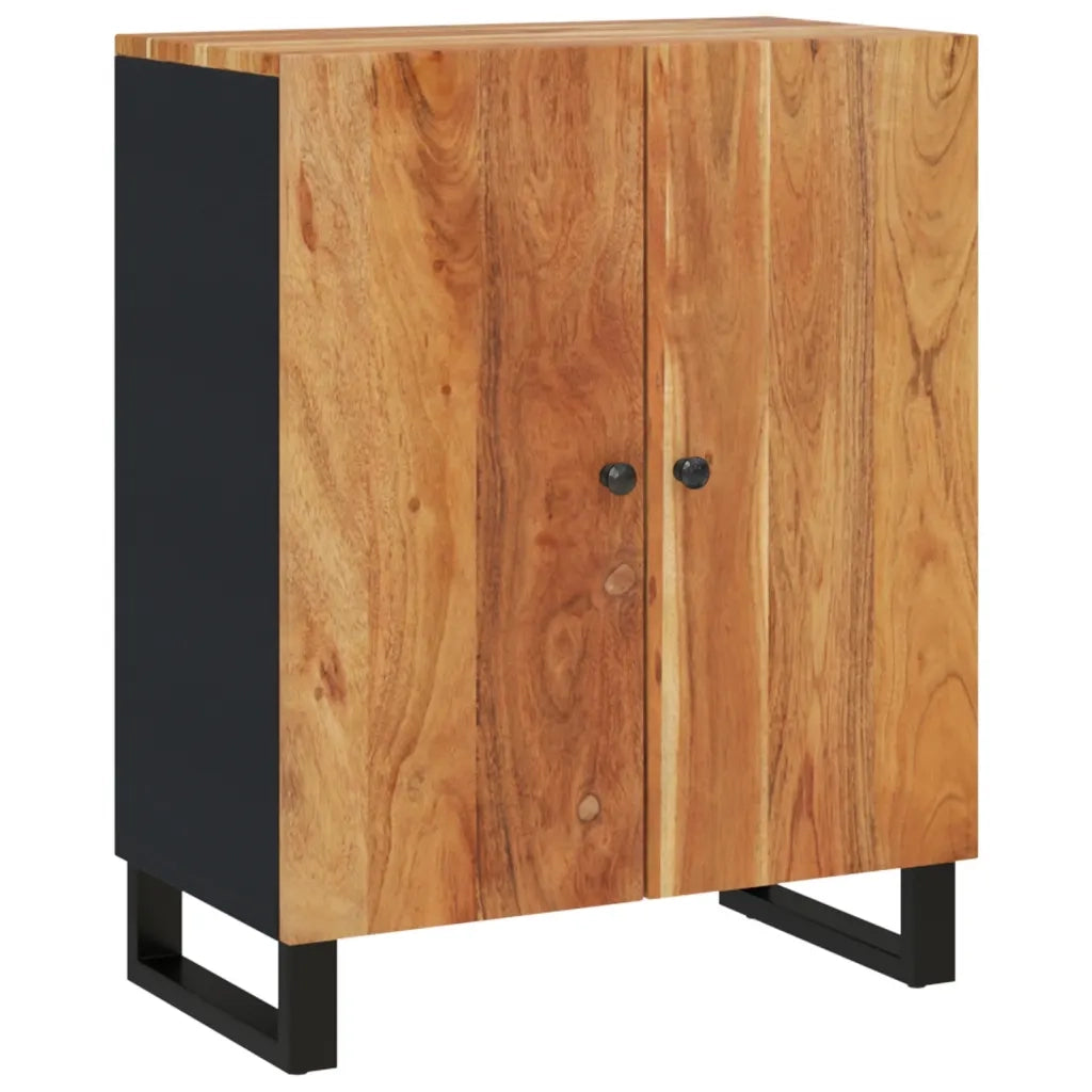 Credenza 60x33x75 cm in Legno Massello di Acacia