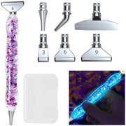 Accessori per pittura con diamanti, Penna per pittura con diamanti accessori e attrezzi, 6 stili 5D punteruola di sostituzione metallica per pennapenne per kit di pittura con diamanti