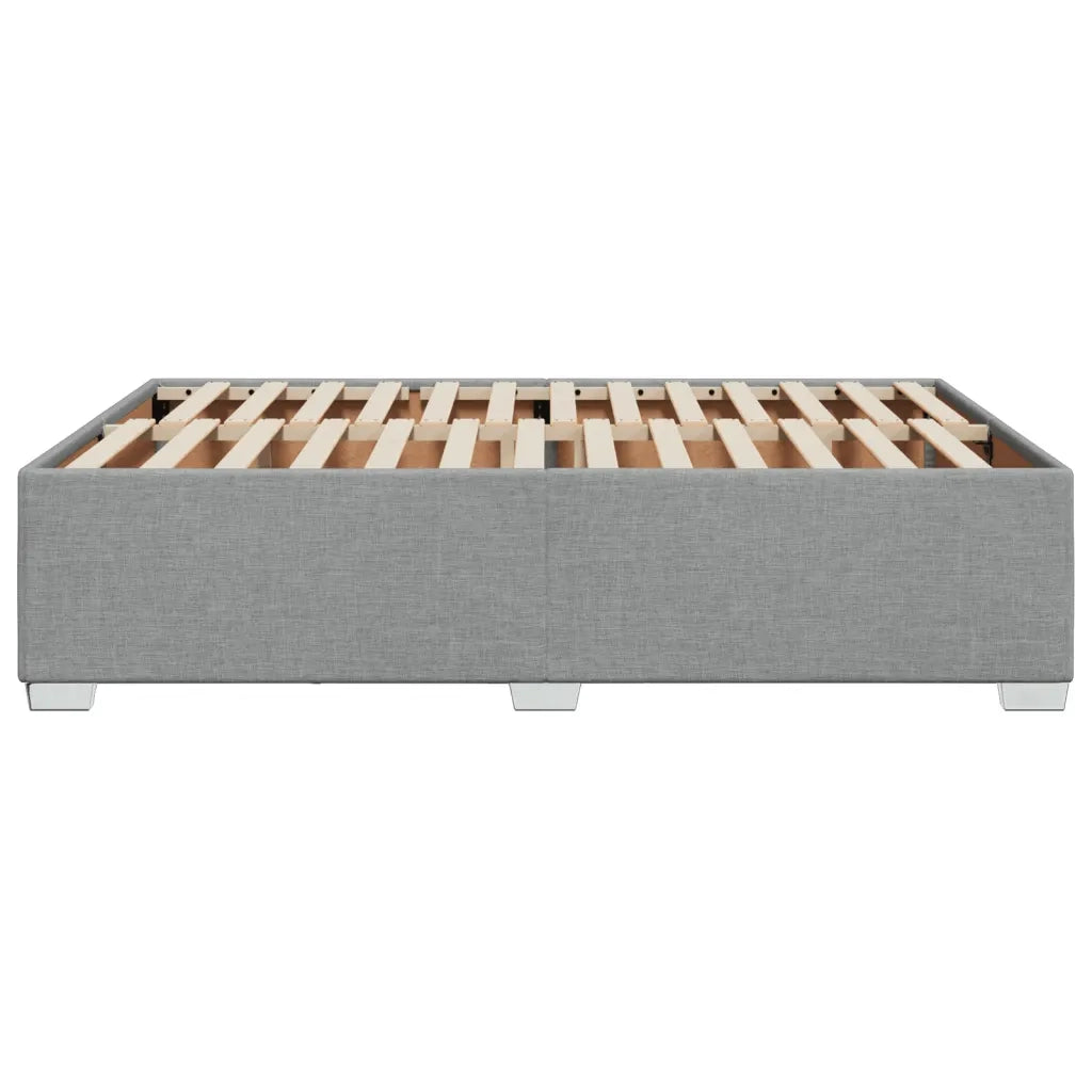 Giroletto senza Materasso Grigio Chiaro 140x190 cm Tessuto
