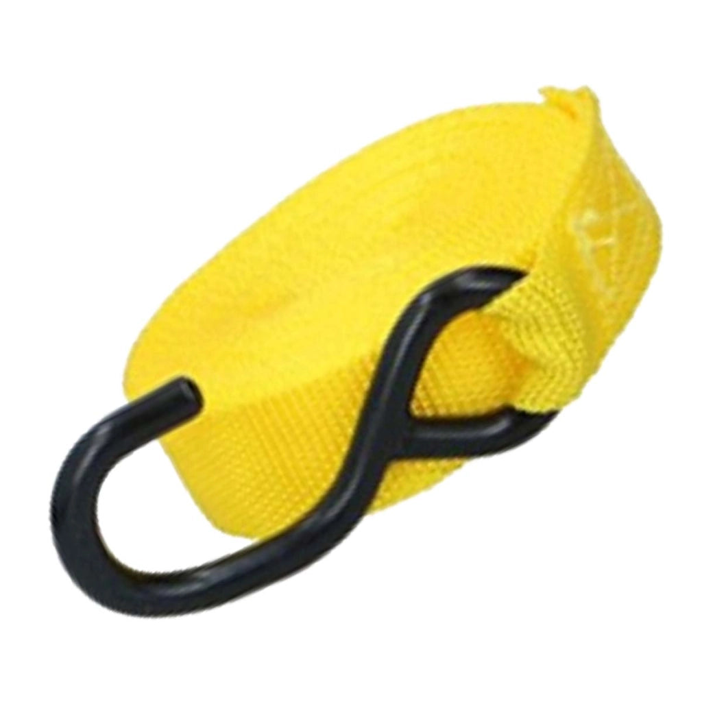 Cinghie di trasporto da 5 m con pressione di 350 kg per rimorchio, 4 pezzi Giallo Dunlop