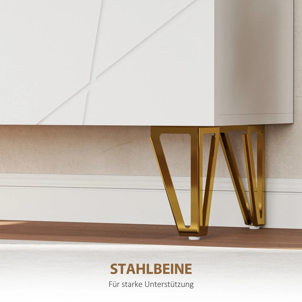 Armadio per scarpe con 2 ante ¨C zephmum ¨C Bianco 72x31.5x95 cm