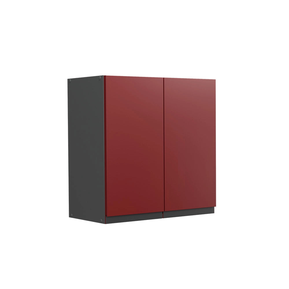 Vicco Pensile da cucina Rosso 60 cm Forma a J