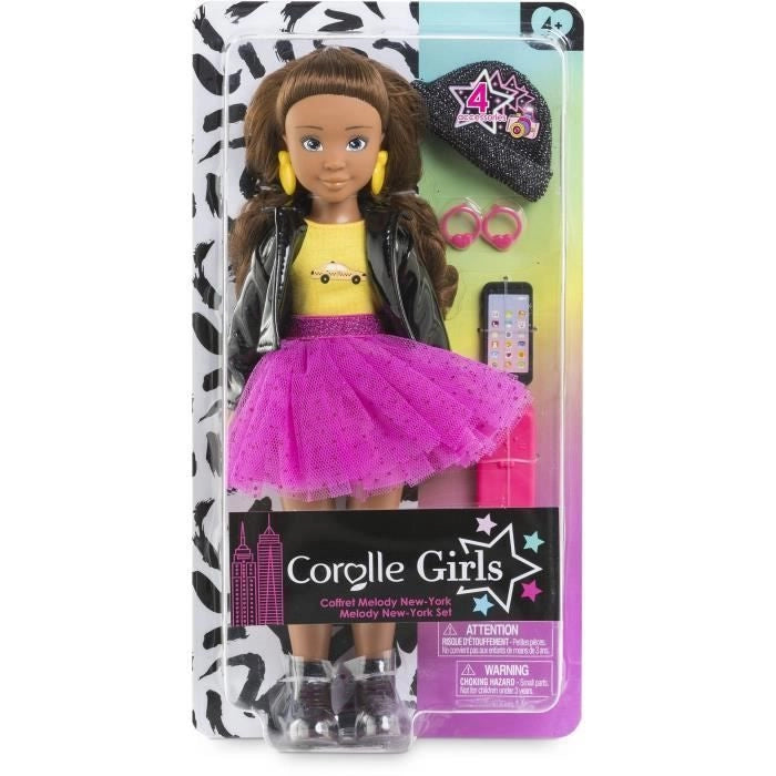 Bambola Fashion - COROLLE - Melody Fashion Week Paris - 28 cm - 4 accessori - Profumo di vaniglia - Dai 4 anni in su