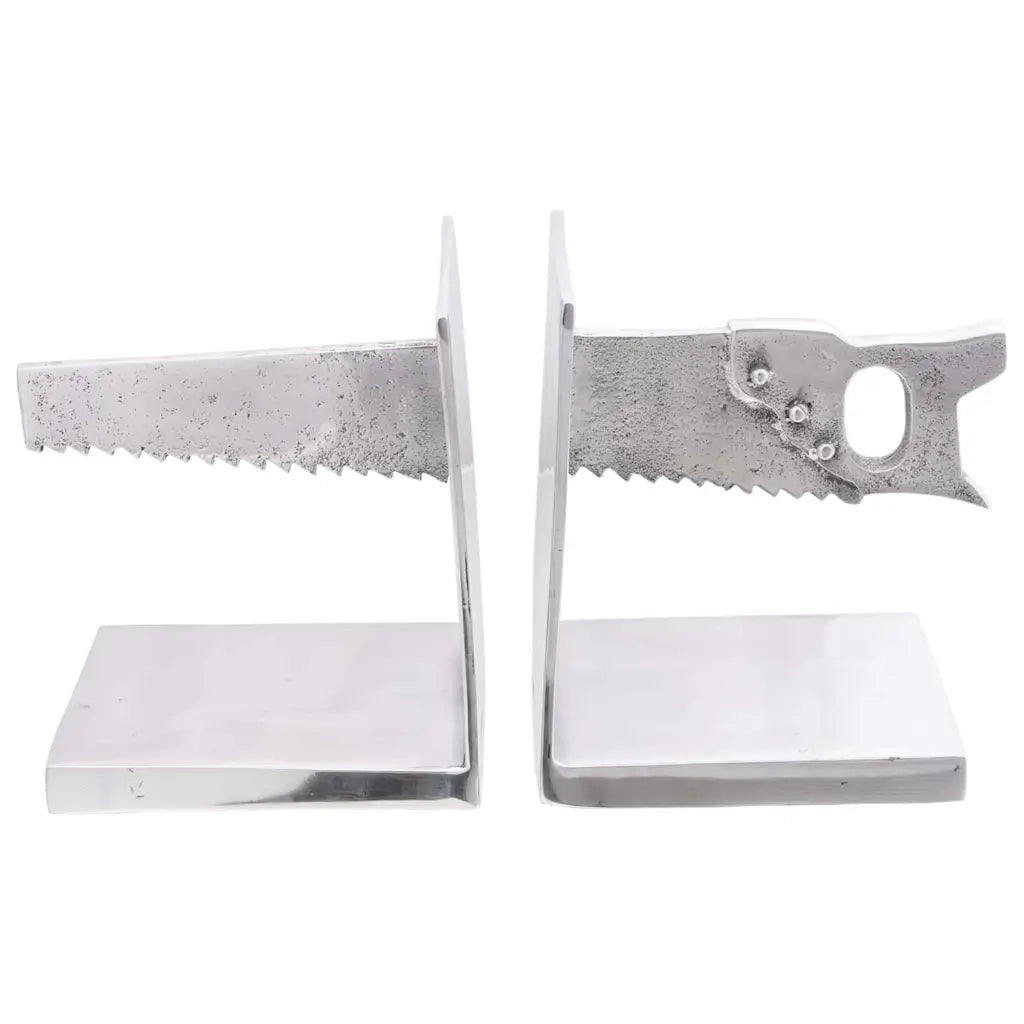 Fermalibri 2 pz Argento 11 x 14 x 17,5 cm Alluminio CFW6409933