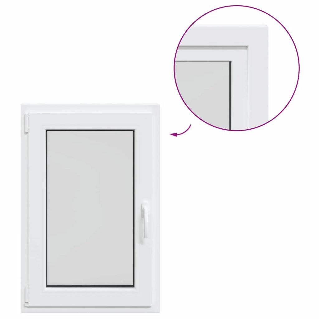 Finestra per Soffitta RISOR 60 x 100 cm PVC e Vetro Bianco CFW5812115