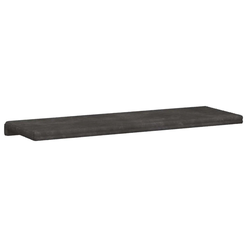 Cuscino per panchina Corduroy Morbido Grigio Scuro 42043374