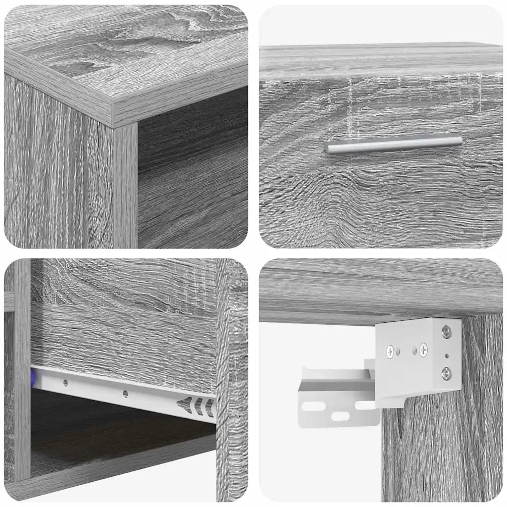 Set mobile TV FLORIN 3 pcs Grigio Sonoma Legno multistrato 3397930
