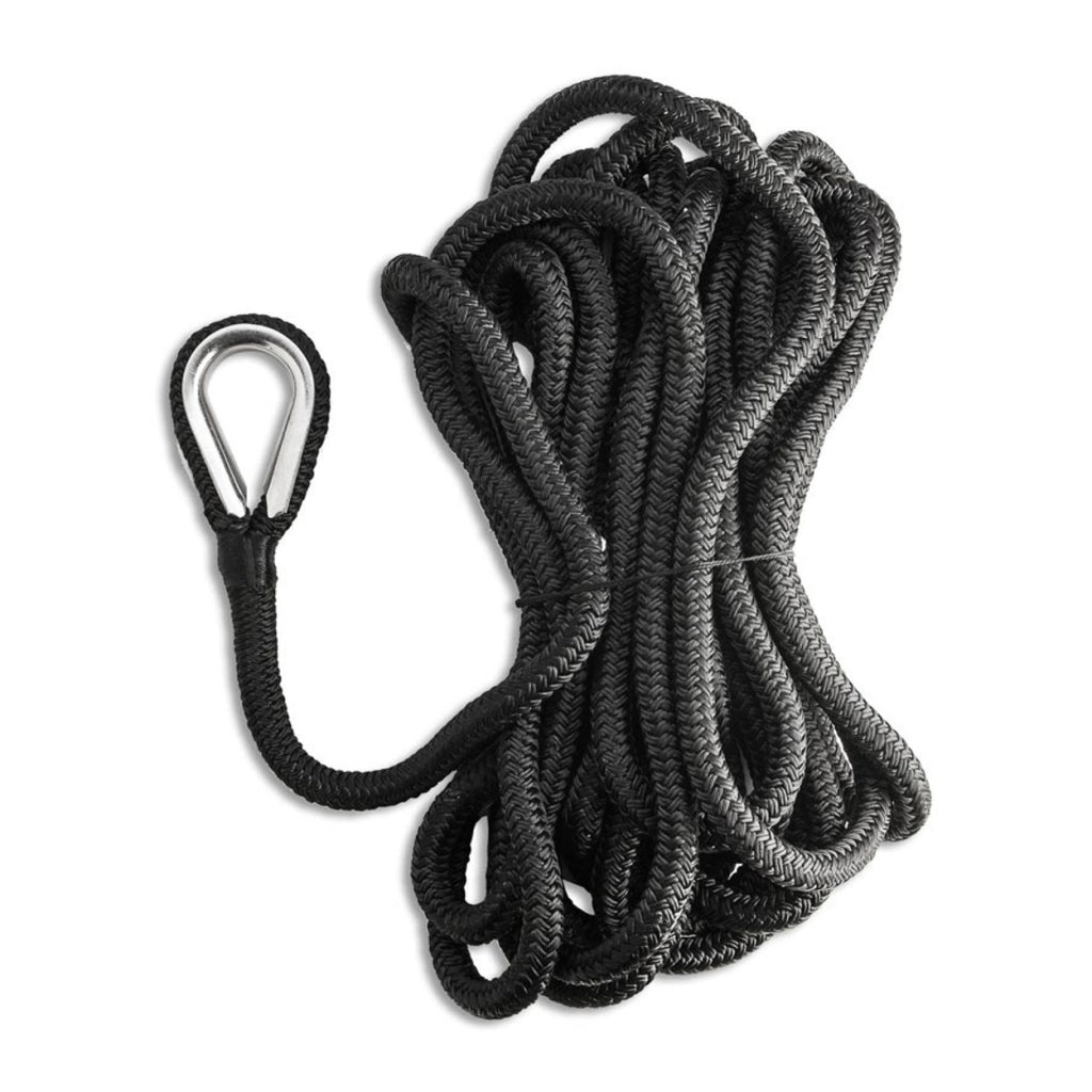 Cima di ormeggio nero impiombata redance inox 16 mm 11 mt nautica