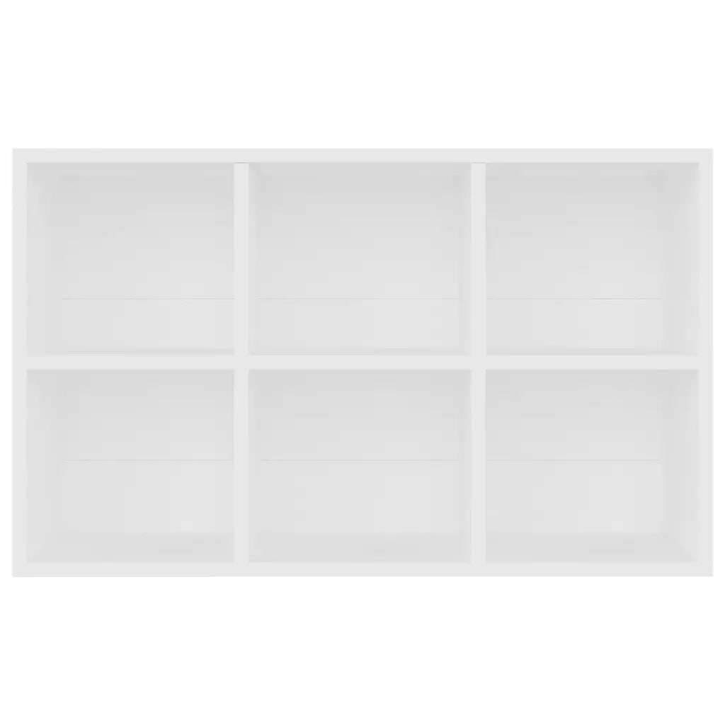 Libreria/Credenza Bianca 66x30x98 cm in Legno Multistrato 800342