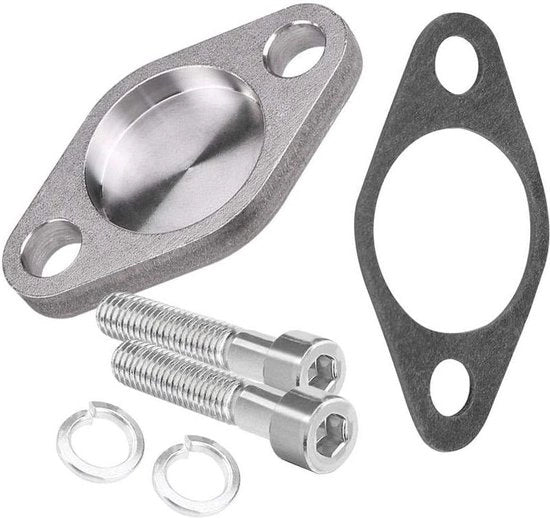 Set di valvola EGR per E53 E38 E39 E46 X5 - Piastra di chiusura valvola con sigillatura.