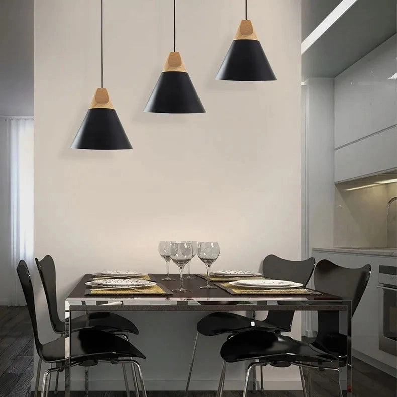 Lampada Da Soffitto Pensile Scandi A. Nera