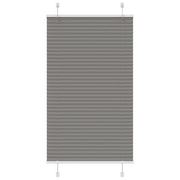 Tenda Plissettata Antracite 80x150 cm Larghezza Tessuto 79,4 cm