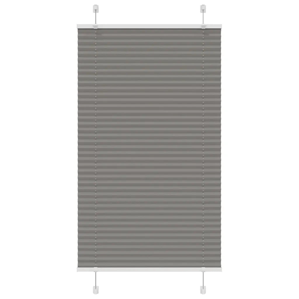 Tenda Plissettata Antracite 80x150 cm Larghezza Tessuto 79,4 cm