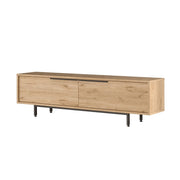 Porta TV in legno "Calvin" - 160 x 35 x 45 cm - Marrone
