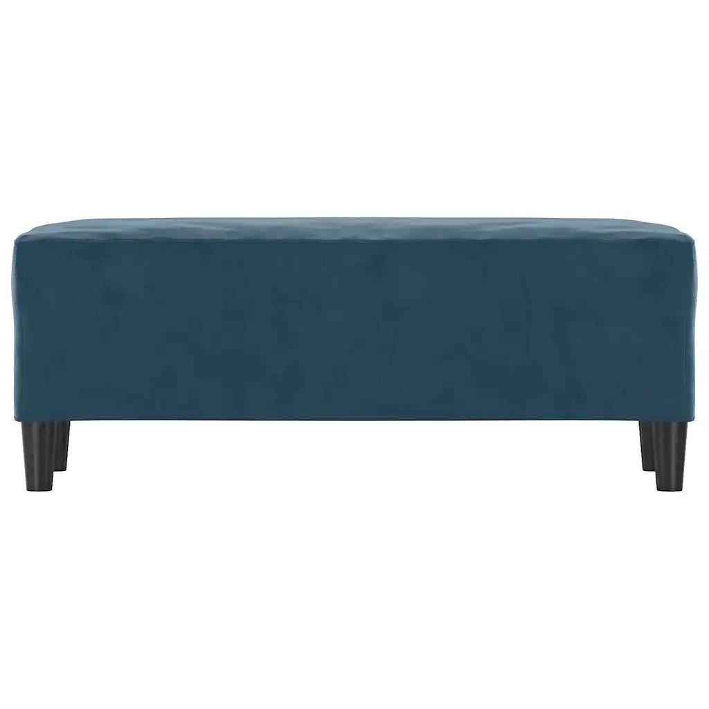Panca Blu 100x35x41 cm in Velluto 349430