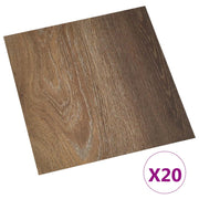 Plance per Pavimentazione Autoadesiva 30,5 x 30,5 cm 20 pz PVC CFW4231317