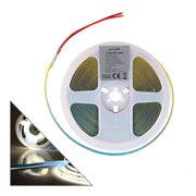 STRISCIA LED COB 5M TAGLIABILE LUCE NATURALE 4000K A 24V - ALTA EFFICIENZA IDEALE PER ILLUMINAZIONE INTERNA