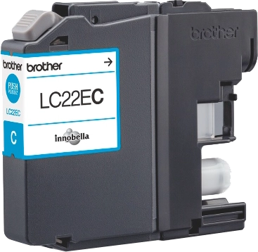 Brother LC22EC cartuccia d'inchiostro 1 pz Originale Ciano