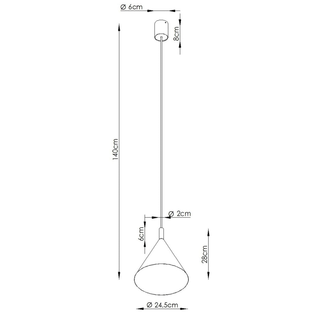 Lampada a sospensione NOX 25 taupe