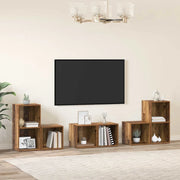Set mobile TV 6 pz-Set di 6 Credenza per TV Legno vecchio Legno multistrato 228060