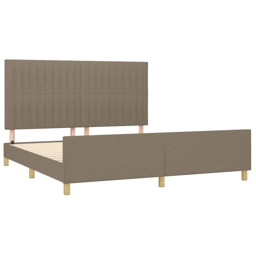 Giroletto senza Materasso Tortora 180x200 cm in Tessuto 3125239