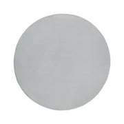 Tappeto Rotondo Grigio Chiaro in Finta Pelliccia 160 x 160 cm a Pelo Lungo per Soggiorno con Retro in Poliestere Stile Moderno