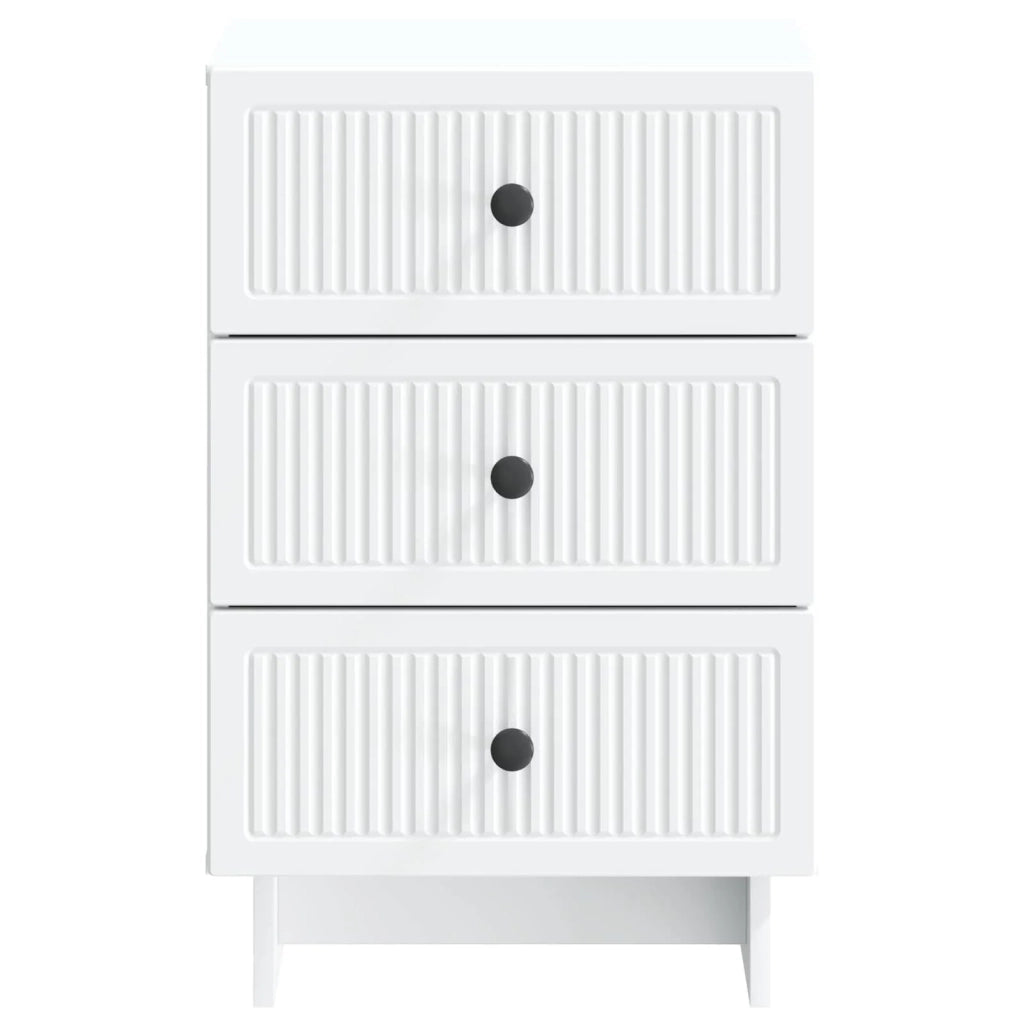 Armadio da Notte Bianco 43 x 41 x 66,5 cm Legno ingegnerizzato 893865