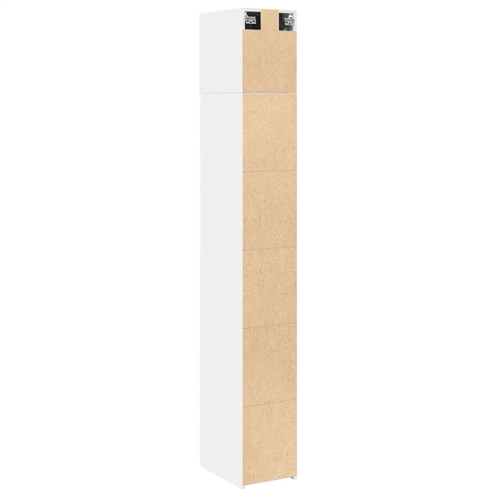 Mobile Sottile Bianco 30x42,5x225 cm in Truciolato CFW3567968