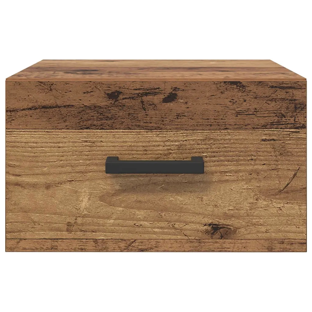 Armadio da Notte con cassetto Legno vecchio 35 x 35 x 20 cm 882368