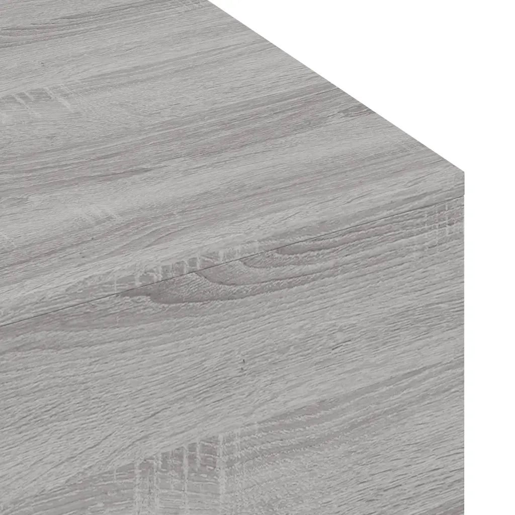 Tavolino Salotto Grigio Sonoma 100x49,5x31 cm Legno Multistrato 833894