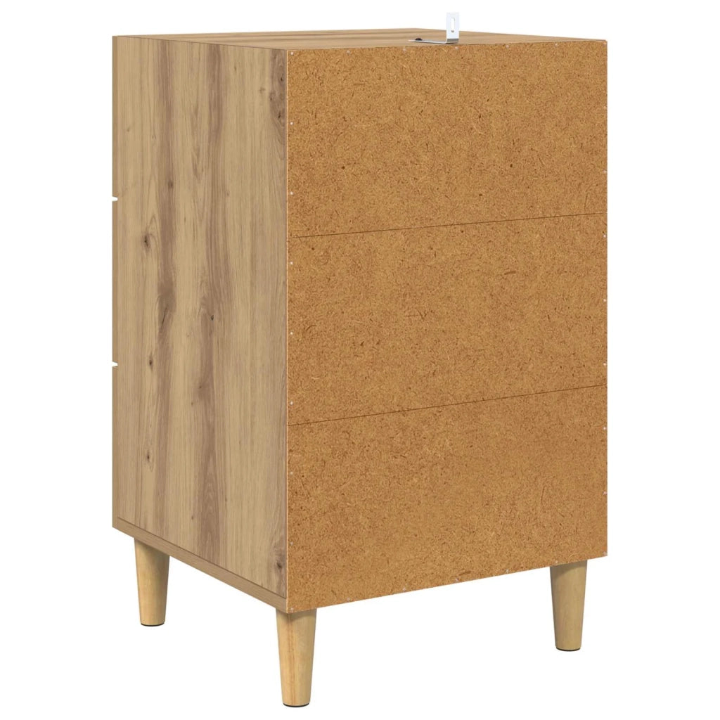 Armadio da Notte Rovere artigianale 40 x 40 x 66 cm 880614