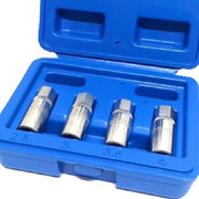 Trade Shop - Set 4 Pz Estrattori Per Prigionieri A Rullo Rimozione Vite Spezzate Attacco 1/4" -