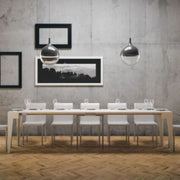 Consolle allungabile 90x42/198 cm Isotta Bianco Frassino
