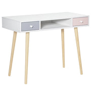 Scrivania per Bambini con 2 Cassetti ¨C zephmum ¨C Multicolore 100x48x76,5 cm