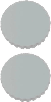 Set di chiusura per bagni esterni invernali - Resistente al gelo - Grigio - Chiusure - Adatto per bagni Intex e Bestway - 9x9x1,1 cm