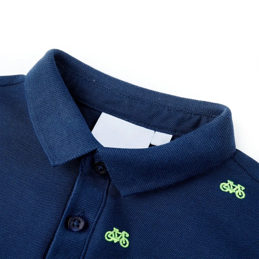 Polo da Bambino Blu Marino 140 12163