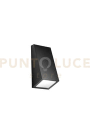 APPLIQUE POPUP NERA IN METALLO IP44 1 LUCE ATTACCO E27 118X104X247MM