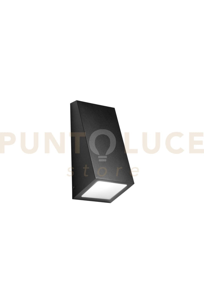 APPLIQUE POPUP NERA IN METALLO IP44 1 LUCE ATTACCO E27 118X104X247MM