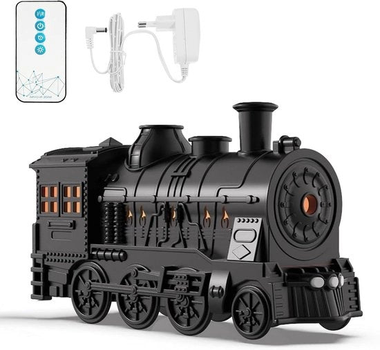 Diffusore di aria 300 ml retro trein con diffusore aromaterapico con telecomando per camera da letto - 4 modi di spruzzo/notturno per oli essenziali
