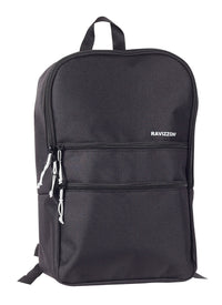 Zaino Viaggio Bagaglio a Mano Morbido 40x16x25 cm in Poliestere Ravizzoni Nero